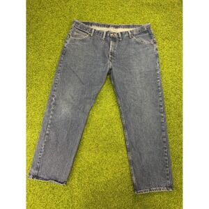 Wrangler Premium Quality Mens Relaxed Fit Jeans Blue 44x30 1097601DR